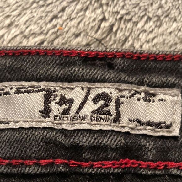 17/21 Jeans /light wash black /10/stretch/3 pockets/straight leg - Picture 11 of 12